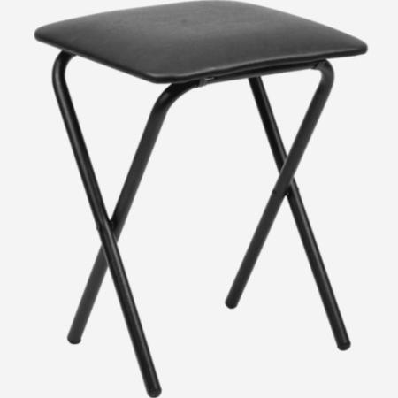 Табурет складной с мягким сиденьем